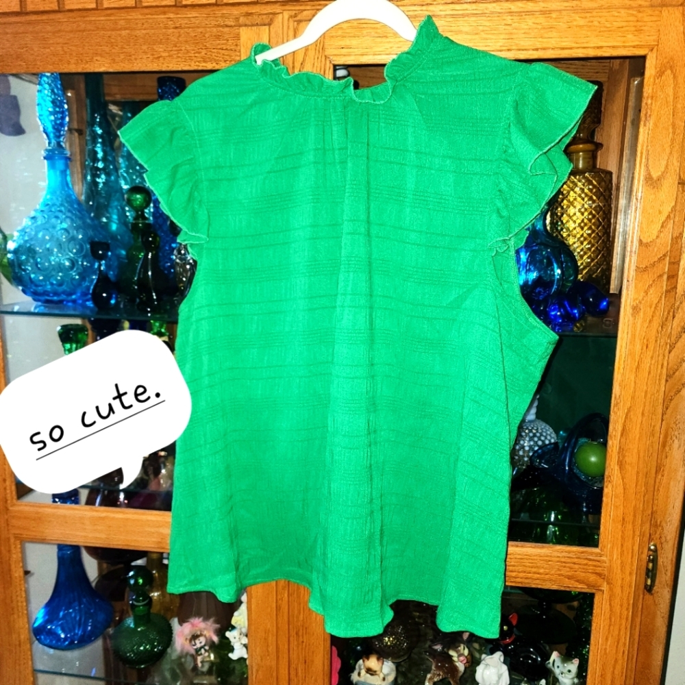 Cap Sleeved Blouse So Cute